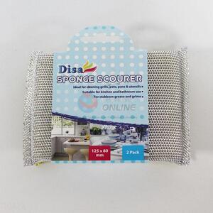 Promotional 2pcs kitchen cleaning scouring pads