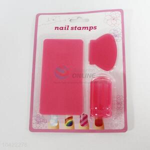 Hot selling diy nail stamps plastic plate set