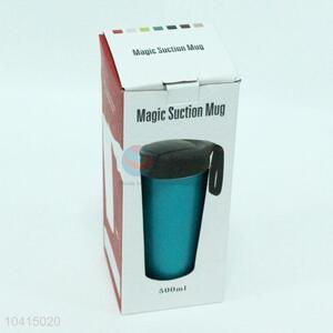 Vacuum Thermos Plastic Water Tumbler Magic Suction Mug