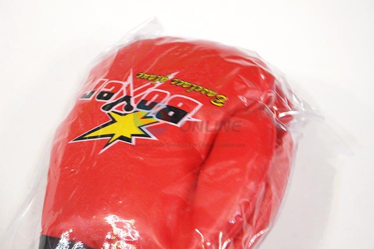 Kicking boxing leather gloves