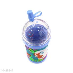 Cute Rabbit Pattern Blue Plastic Water Cup/Mug for Sale