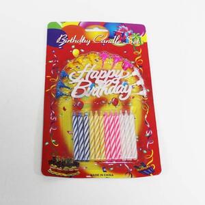 Best selling candy color birthday candle,7cm
