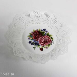 Best selling white plastic vegetable/fruit basket