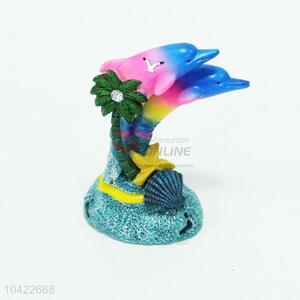 High Quality Seaside Dolphin Design Resin Craft