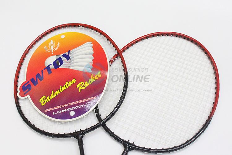 Newest outdoor custom printed badminton racket