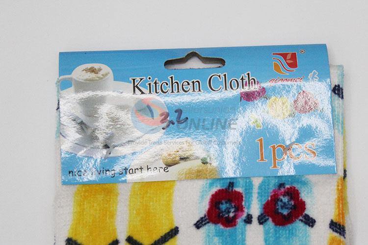 China Whole sale top quality 100% Cotton Printed Kitchen Tea Towel