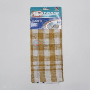 Promotional wash towel cotton yarn dyed woven kitchen towel