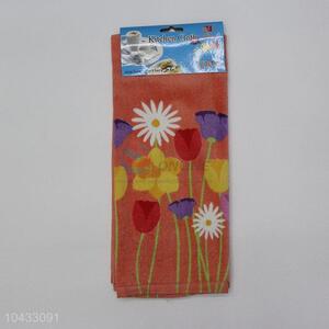 Decorative 100% cotton terry dish towels for kitchen