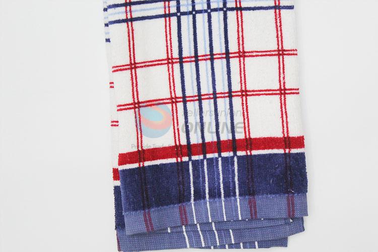 New design 100% cotton printing embroidered kitchen tea towel
