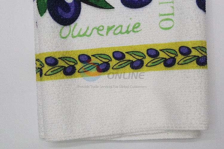 Factory direct supply microfiber custom printed tea towel