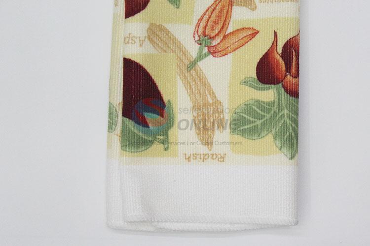 Cheap Vegetable Printing Fiber Tea Towel