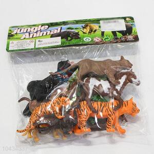New Advertising 6pcs Forest Wild Plastic Toy Animal for Decoration