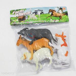 High Quality 4pcs Animal Toys Plastic Toy for Kids