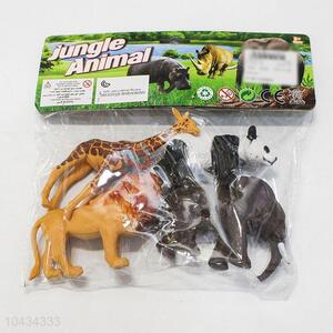 Popular Promotional 4 Kinds Mixed Packaing Plastic Toy Wild Animal Model
