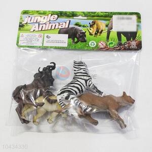 China Supply 4 Kinds Mixed Packaing Plastic Toy Wild Animal Model