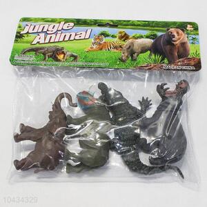 China Factory 4pcs Forest Wild Plastic Toy Animal for Decoration