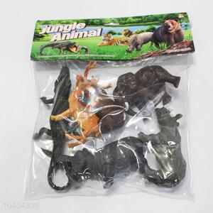 Hottest Professional 6 Kinds Mixed Packaing Plastic Toy Wild Animal Model