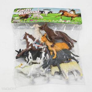 Fancy Design 8 pcs Farm Animal Toys Plastic Models for Kids