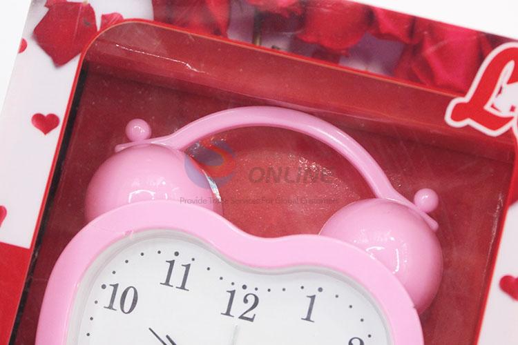 Couple gift ceramic mug with alarm clock
