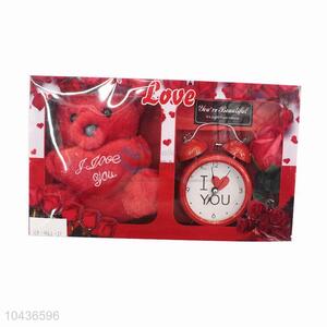 Cute Bear Couple Digital Alarm Clock