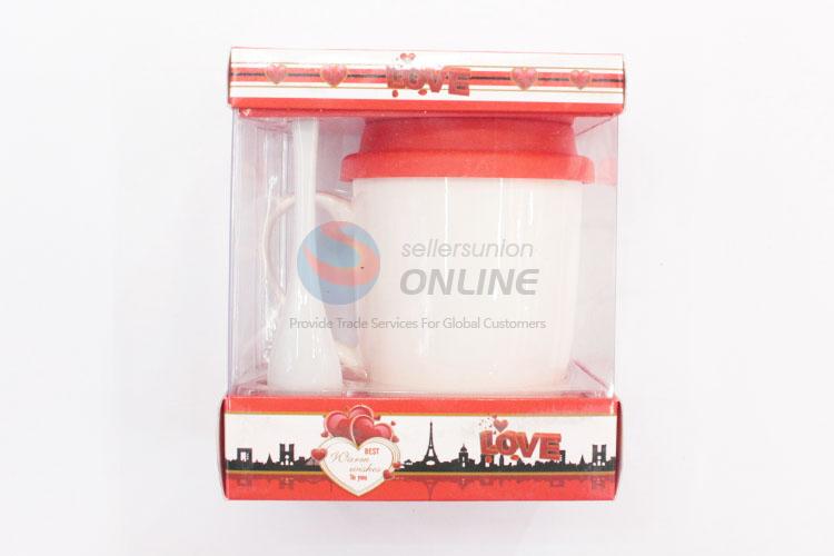 Creative love gift ceramic coffee couple mug cup