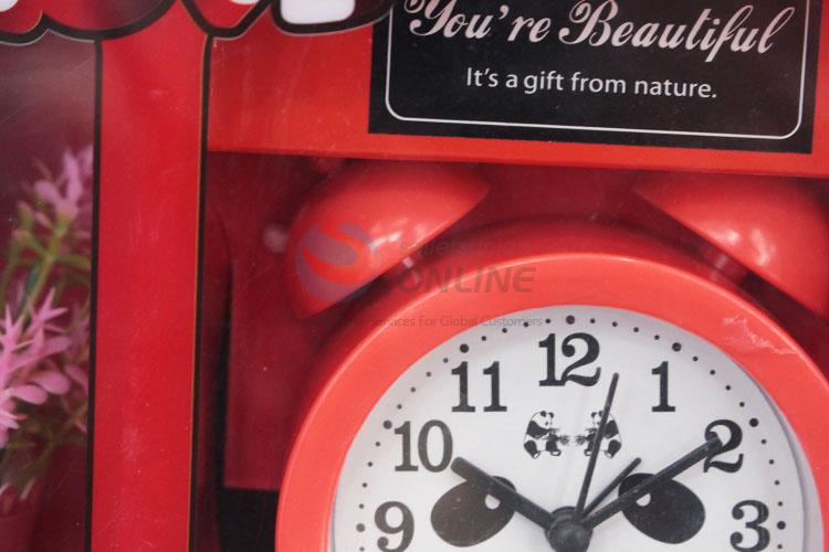 Lovers clock printing desktop clock with bear