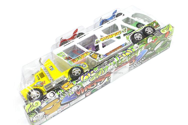 Cool Inertial Towing Vehicle With Free-Wheel Vehicle And Beach Car Toy Set