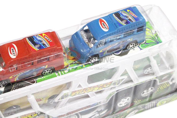 Cheap Inertial Towing Vehicle With 4 Pieces Free-Wheel Vehicl Toy Car