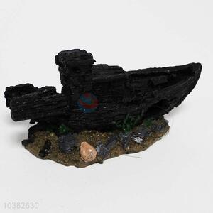 Best Quality Artificial Aquarium Shipwreck Resin Craft