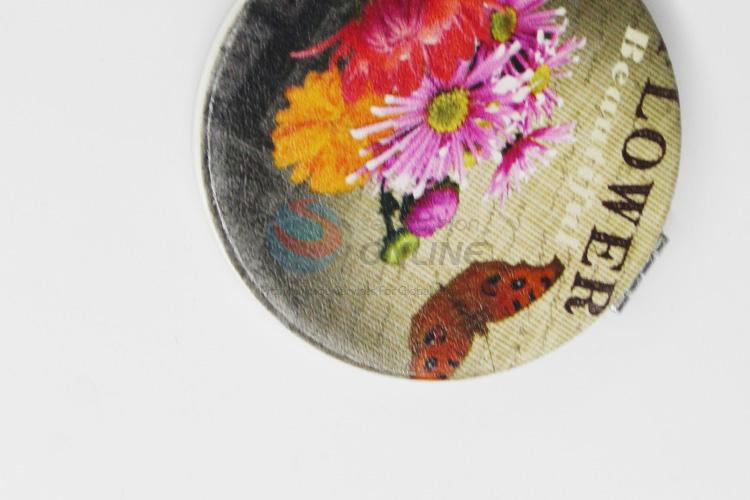 Nice Flower Pattern Folding Makeup Mirror for Sale