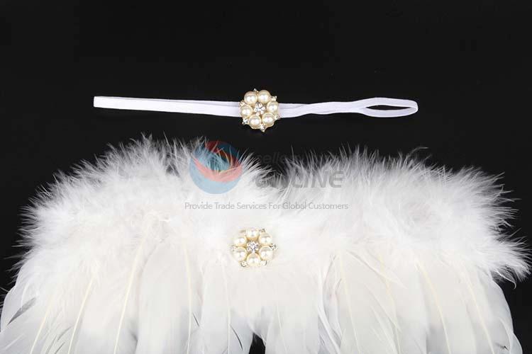 Fashion Accessories Baby Headband And Angel Wings Set