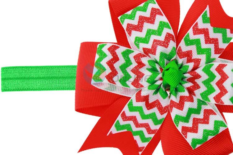 Lovely Design Colorful Christmas Hair Band Best Hair Ribbon