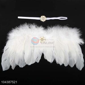 Fashion Accessories Baby Headband And Angel Wings Set