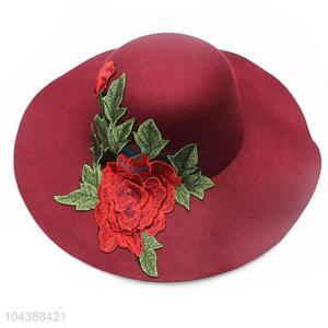 Wholesale Price Vintage Lady Trendy Wool Fedora Hat