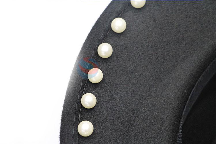 Bottom Price Vintage Lady Trendy Wool Fedora Hat