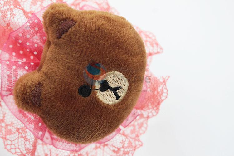 Lace flower bear hair accessories, hair band for kids