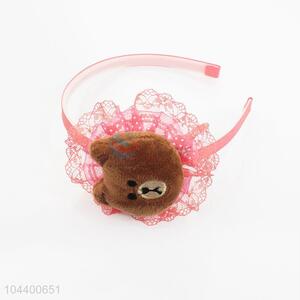 Lace flower bear hair accessories, hair band for kids