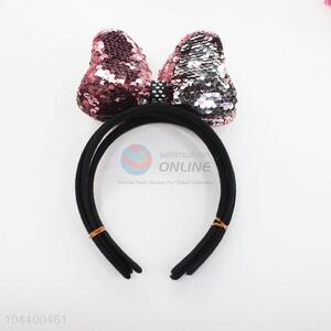 Sequin bow fashion hair accessories girls hair band