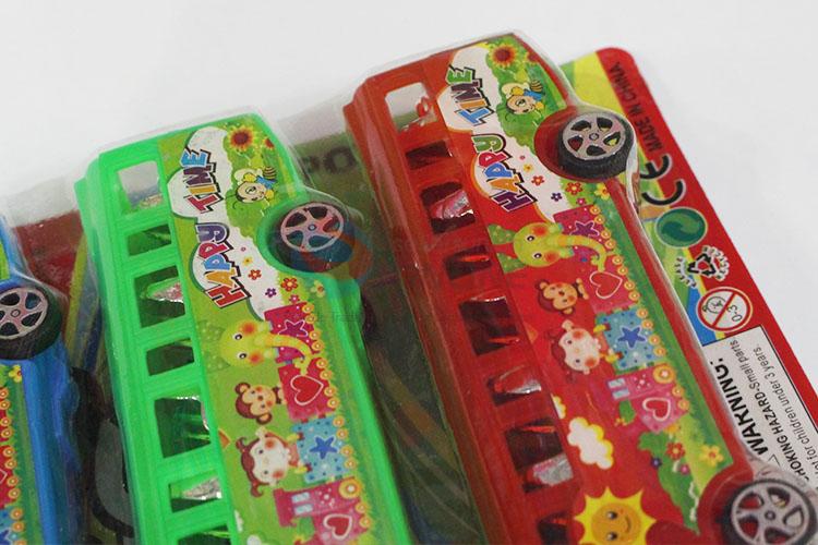 Cheap Pull-back Single Layer Bus Toy