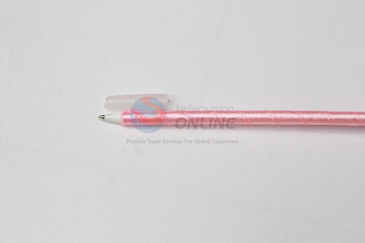 High Quality Cartoon Lovely Ball Point Pen with Heart Top