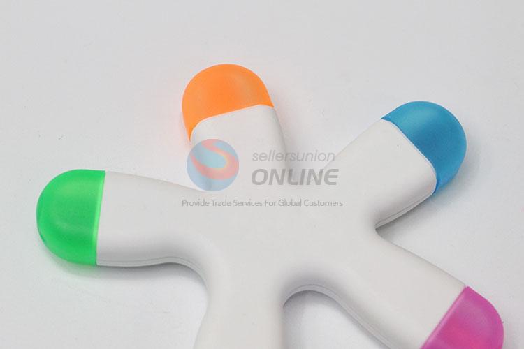 Cheap Professional Plastic Highlighters/Fluorescent Pens Set