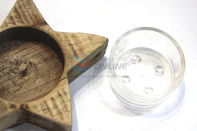 Superior quality wooden candleholder
