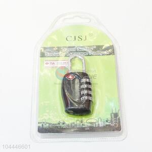 Popular Style Black Color Combination Travel <em>Suitcase</em> Luggage Lock Padlock