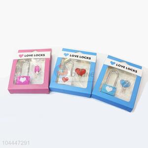 New Advertising Cute Heart Shaped Luggage Lock Travel Accessories