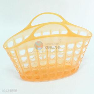 Factory Supply Orange Plastic Basket for Sale