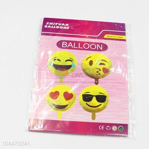 Wholesale Different Expression Shaped Foil Balloons Silver Gold Birthday Party