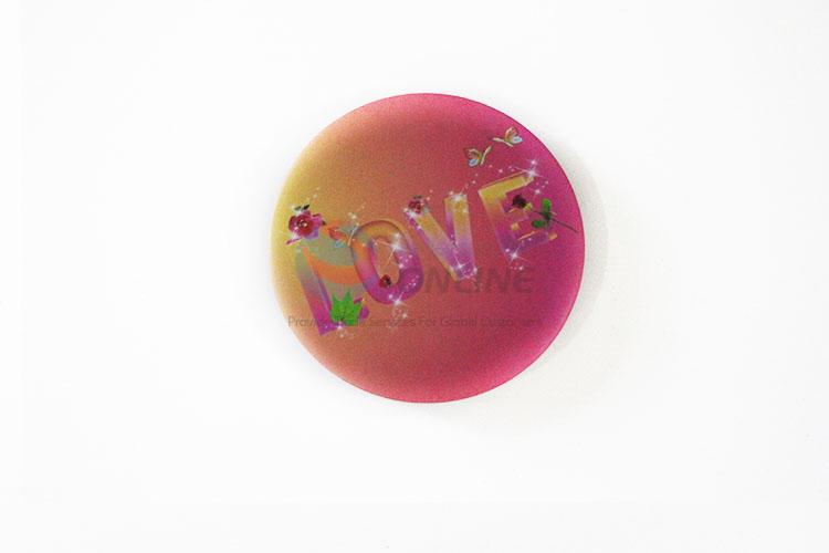 Christmas Gift Round Double Travel Mirror Makeup Pocket Mirror