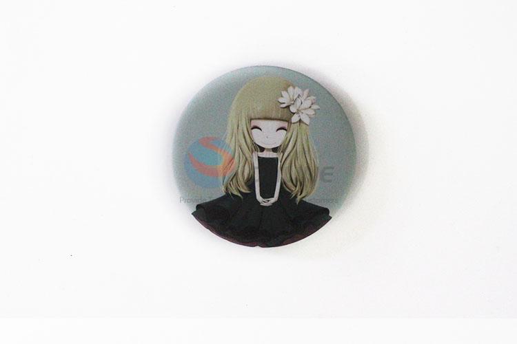 Round Shape Plastic Pocket Mirror