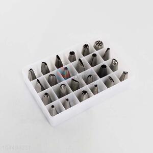 24pc Mouths Cake Decorating Device Stainless Steel Cake Decorator Device