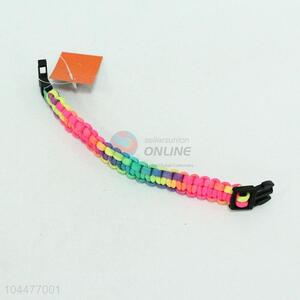 Factory direct rope bracelet with ordinary plastic plug